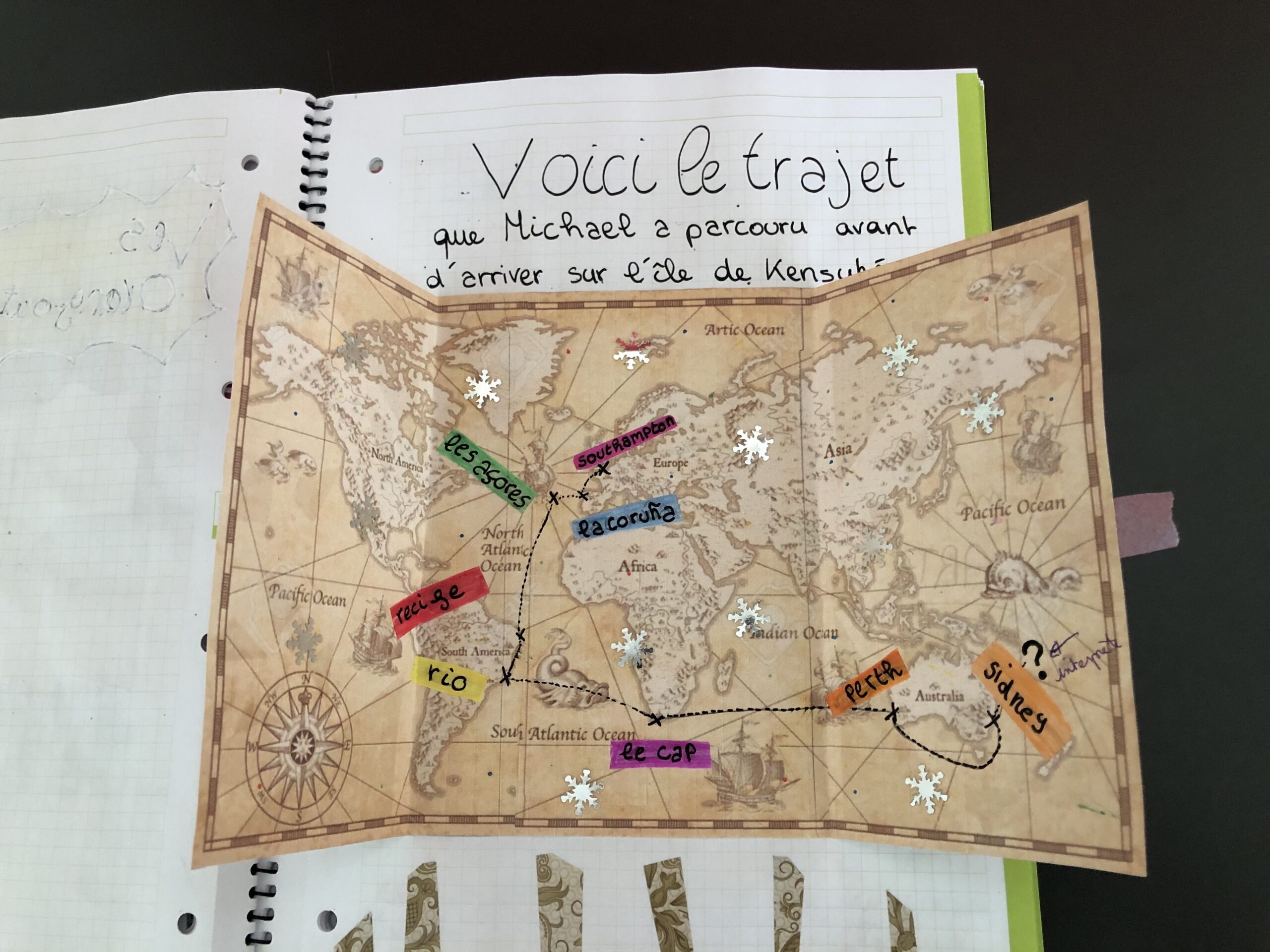 carnet de voyage scolaire