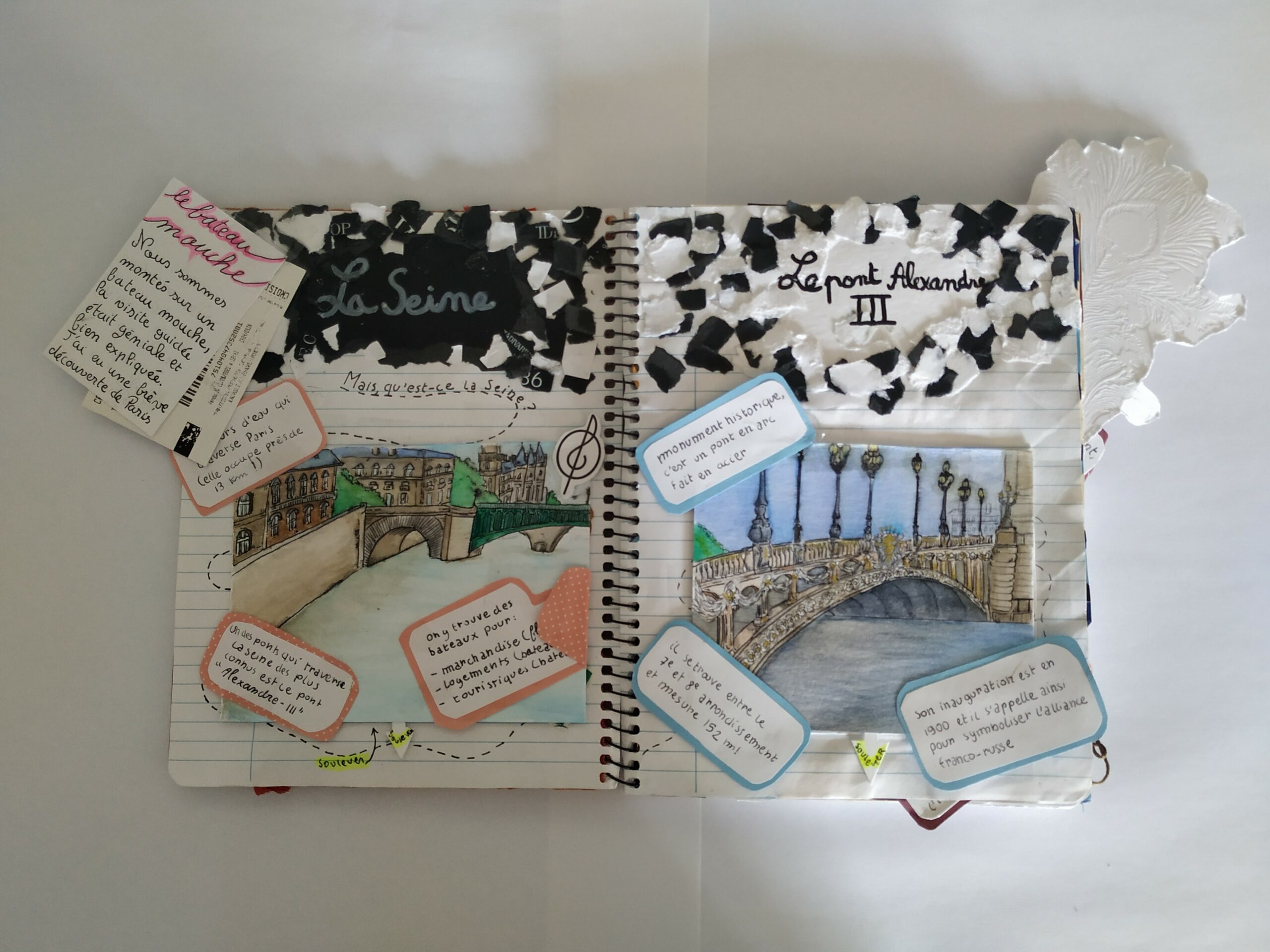 carnet de voyage 5eme