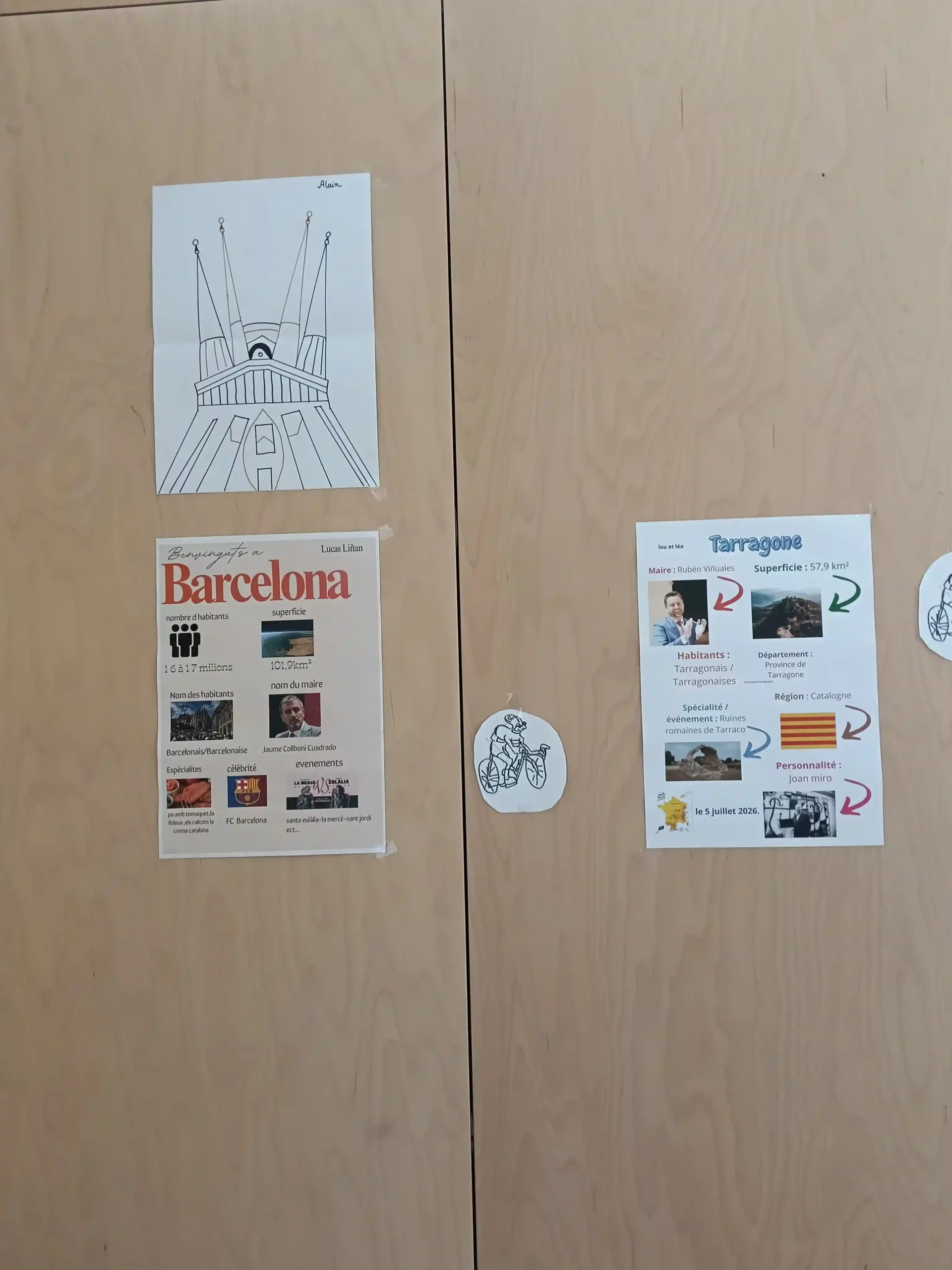 Exposition des classes de 6ème 1 et 4 - Lycée Français de Barcelone
