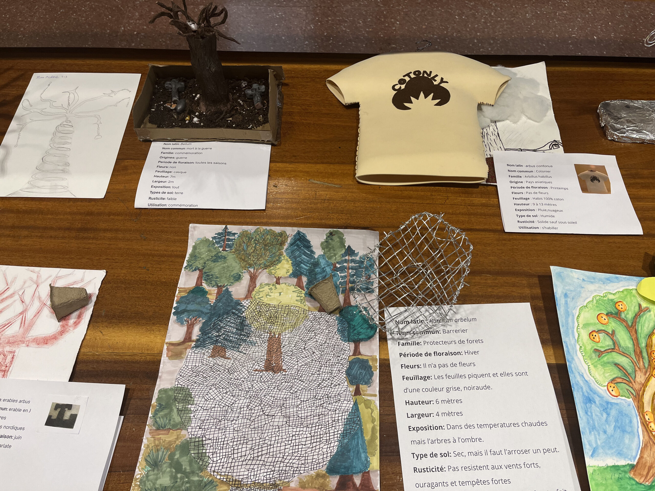 Exposition des classes de 3ème - Lycée Français de Barcelone